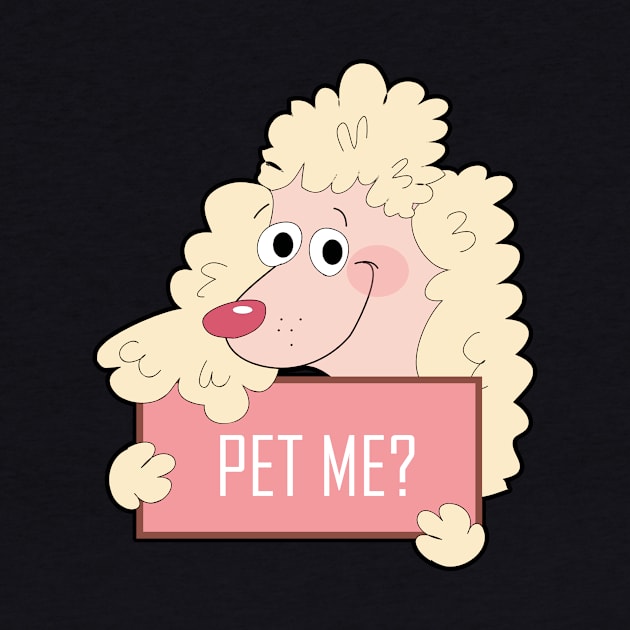 Pet me? Dog in wig by AM95